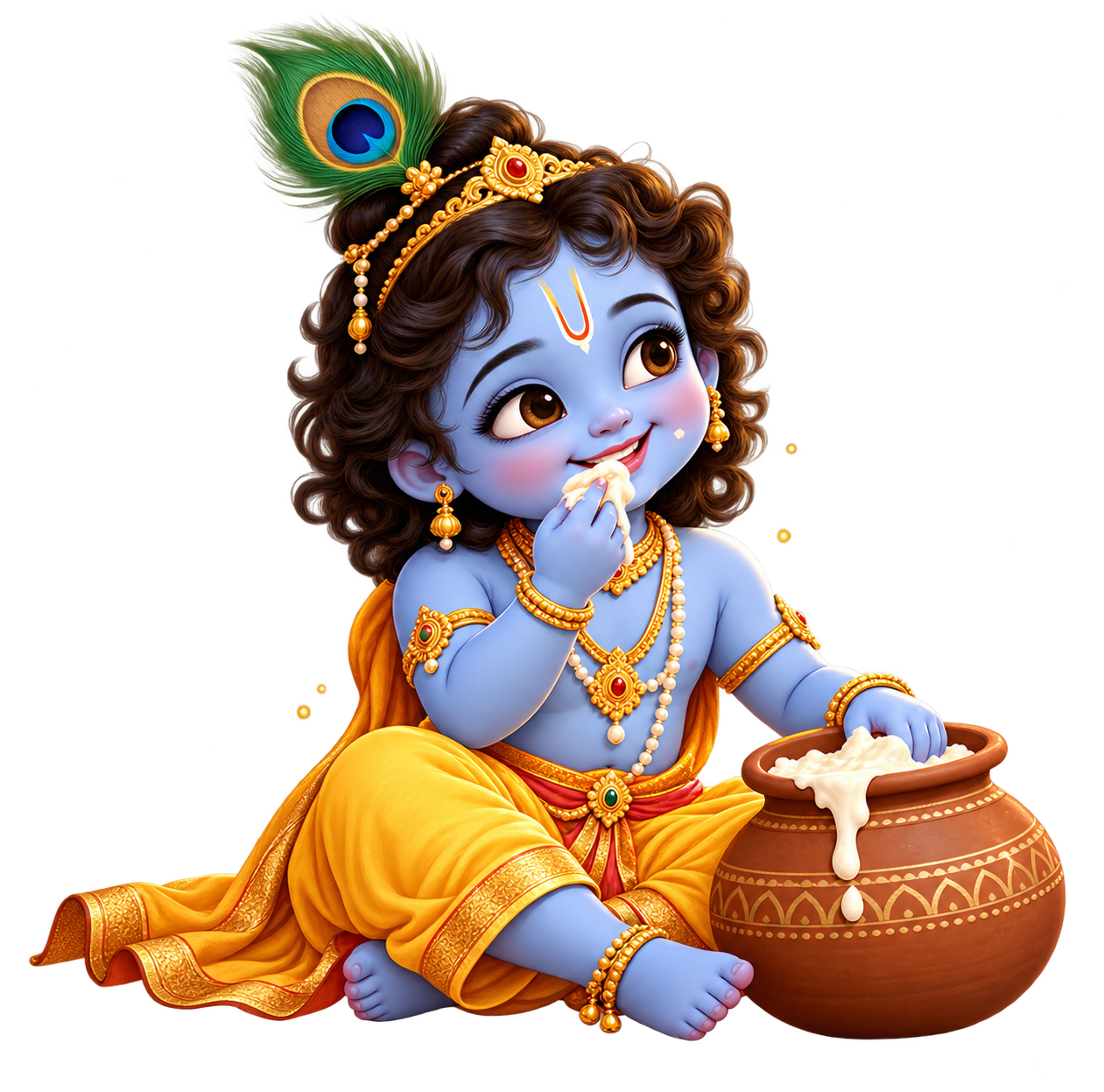 Bal Krishna Illustration